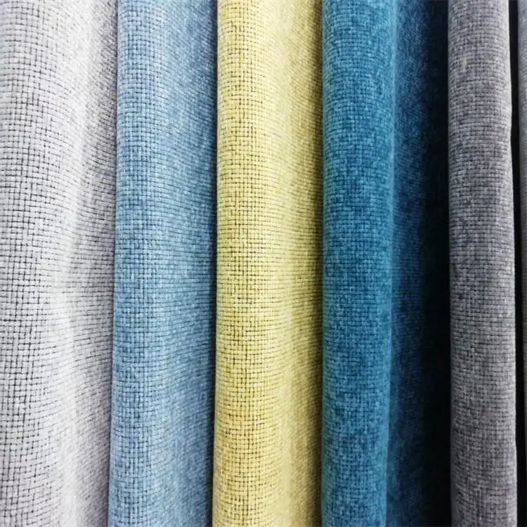 Customized High quality European curtain blackout linen curtain fabric for home