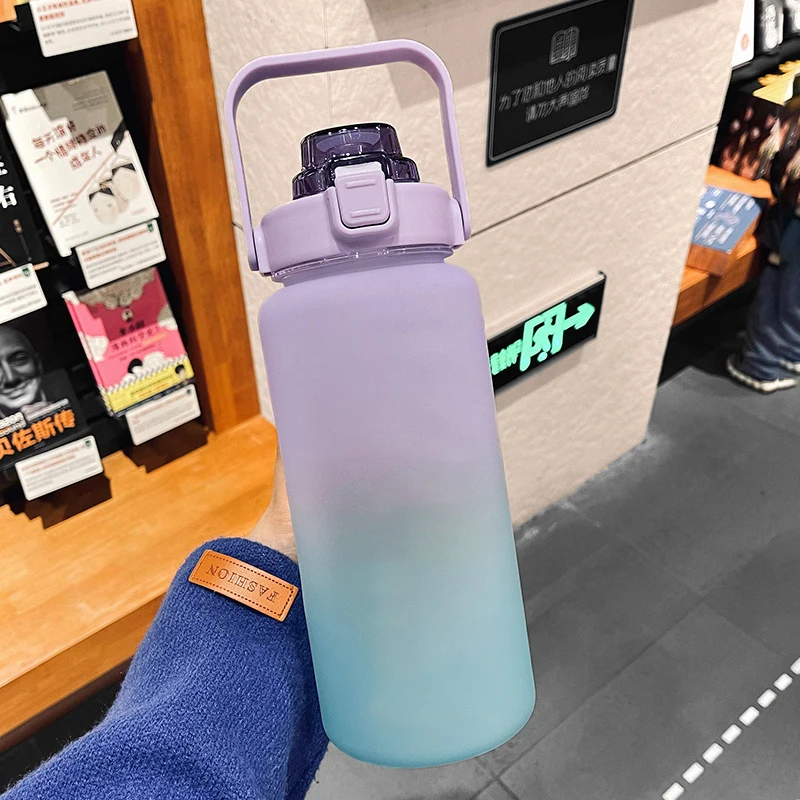 aquaflask aqua flask Botol Minum 2 Litros Botella De Agua Deportiva Custom Motivational 64oz Water Bottle With Time Marker