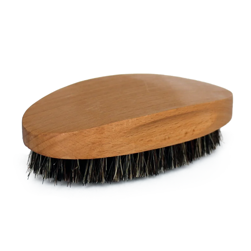 Engrave Logo Customized Package Wave 360 Medium Hard Or Soft Hair Boar Bristle Beard Brushes