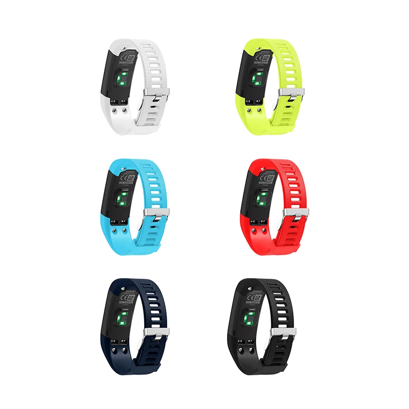For Garmin VIVOSMART HR Watch Band Sports Silicone Watch Band Smart Electronic Watch Band LED 20mm