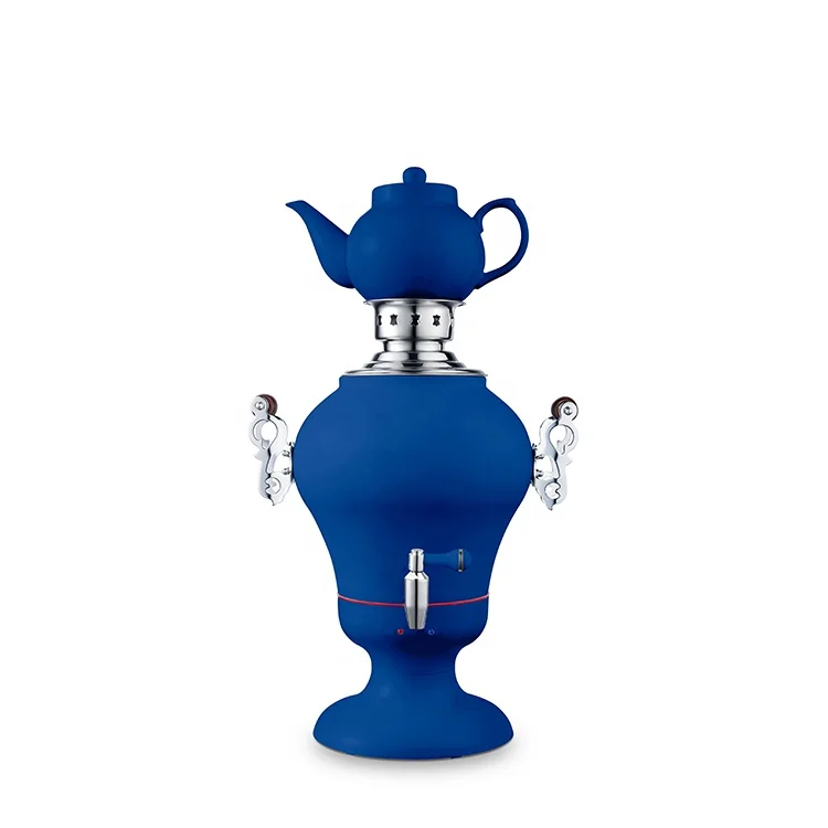 modern imperial stainless steel electric russian tea kettle samovar