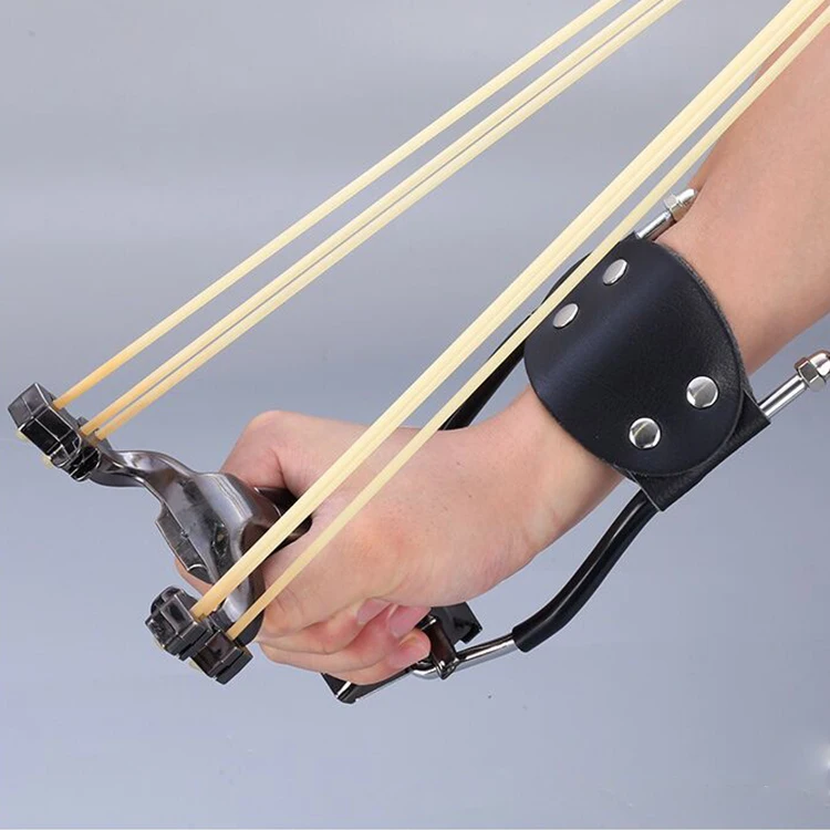 
New arrival 2 sets of rubber bands Bands Slingshot Catapult Outdoor Games Powerful Hunting Bow Heavy Duty Adjustable Wrist Brace 