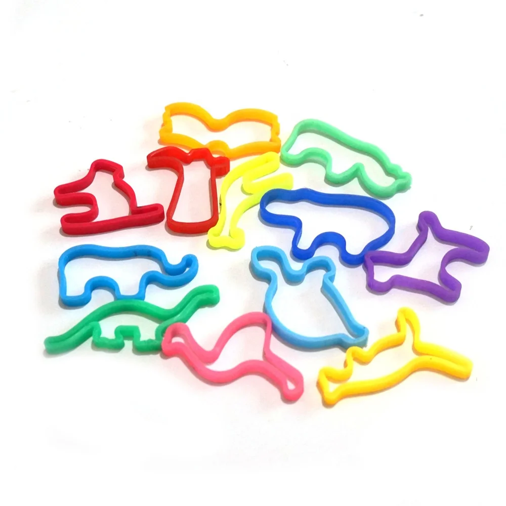Animal Shaped Elastic Rubber Bands