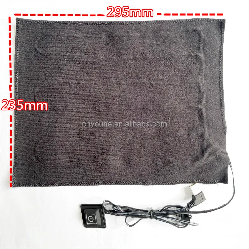 Winter Pet Warm Use adjustable heating cloth carbon fiber heating pad pet heating bed