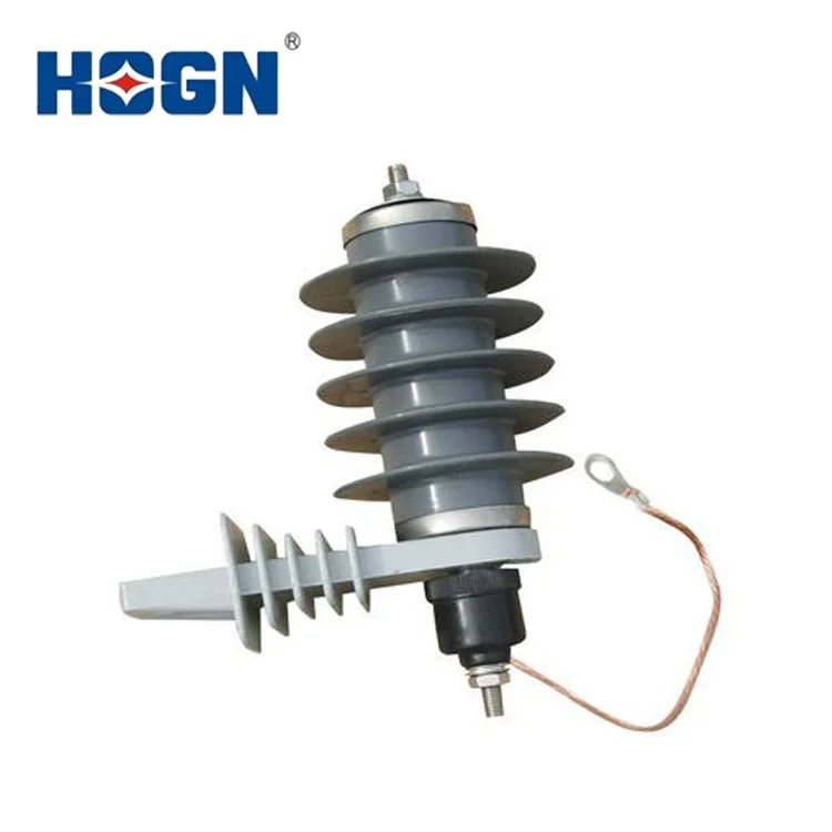 HOGN YH5W Polymeric Housed Metal-oxide Surge Arrester Without Gaps Nominal Discharge Current Surge Arrester Lightning 3KV