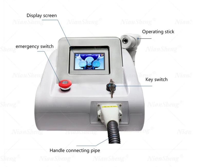 
Q Switch Nd Yag Laserl Beauty Machine Pigments Removal 1064nm 532nm 1320nm Remove Tatoo Removal Laser Machine 