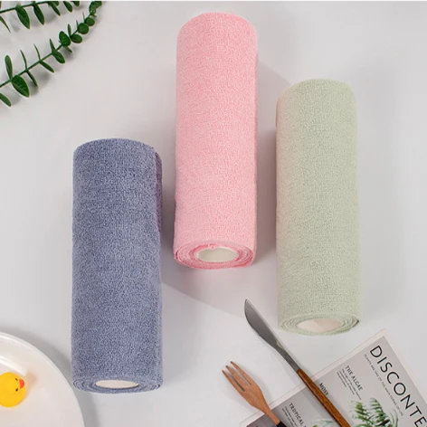 Reusable Strong Absorption Kitchen Towel Quick Dry Dish Rags Microfiber Cleaning Cloths Lint Free Disposable Cleaning Cloth