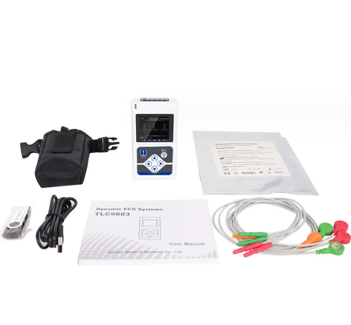 Heart rate monitor Holter 24-hour 3-lead dynamic electrocardiogram recorder holter ECG