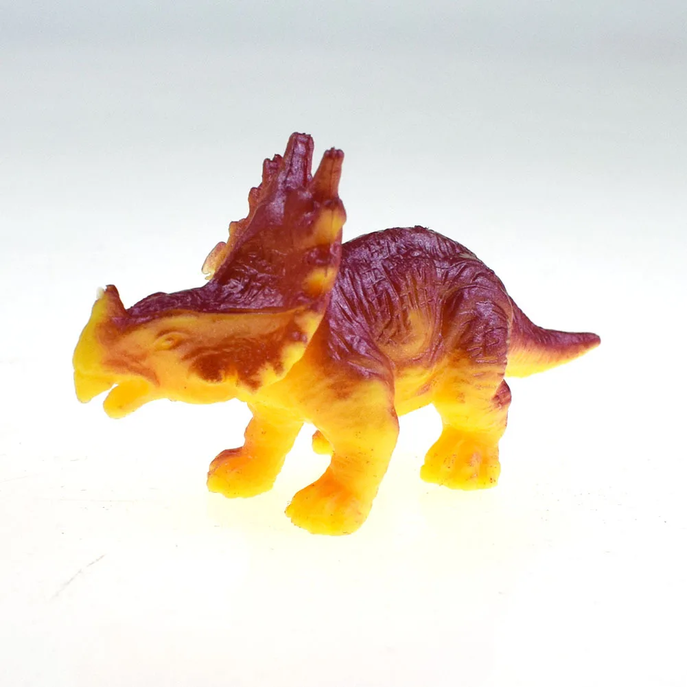 Wholesale selling 12 colorful mini dinosaur model toys educational early childhood toys for children