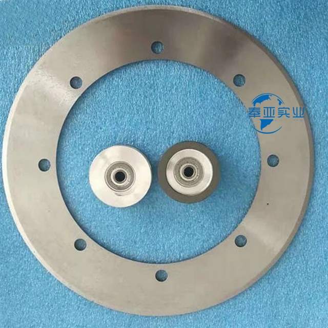 Tungsten steel  round blade circular slitting blade for corrugated cardboard  cutting