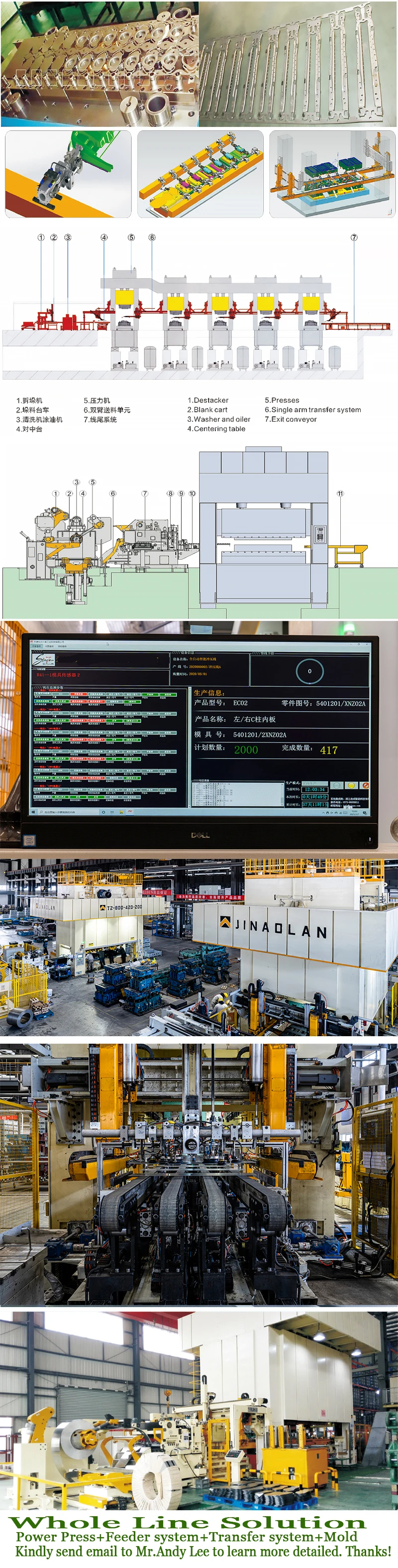 304 steel  pall ring press machine 60T with feeder machine with complete whole line service