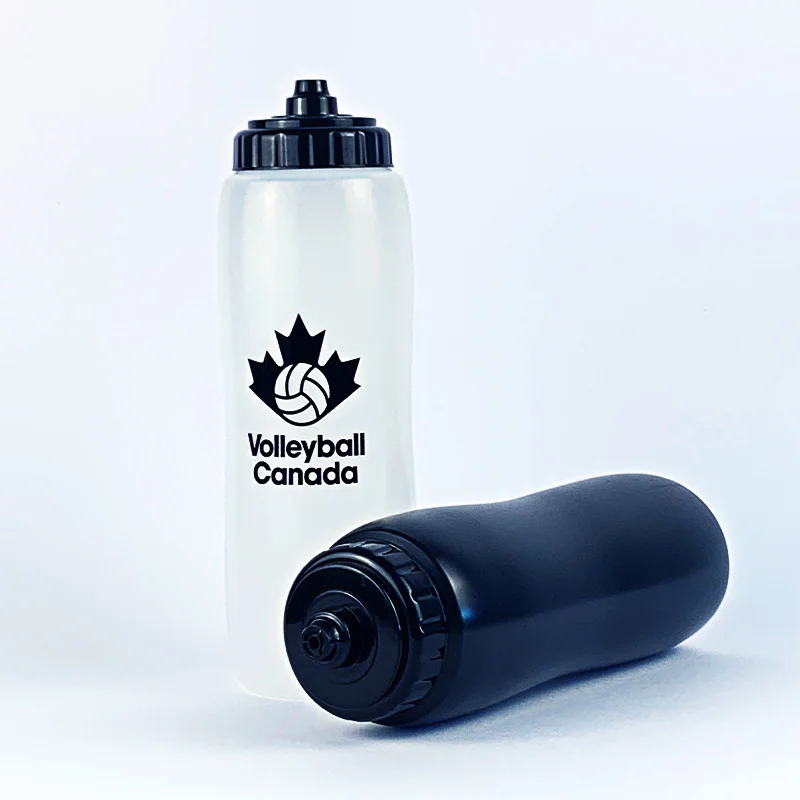 1000ml 34oz gatorade same style water bottle squeeze bike water bottle with lid solid white and clear black color