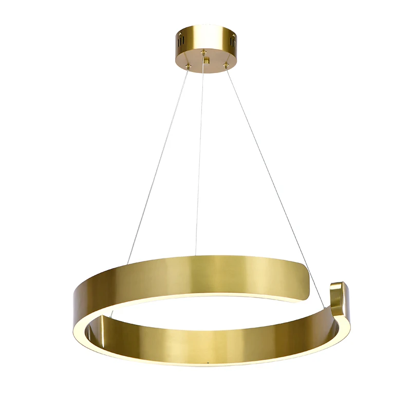 Modern Circular Ring Chandelier Hotel Office Decorative LED Chandelier