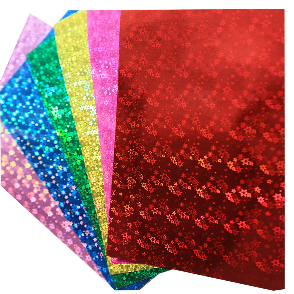 Голографическая бумага формата А4, А3, 50 см х 70 см, 120 г, 200 г, 250 г, цветная картонная бумага для рукоделия, лазерная бумага
