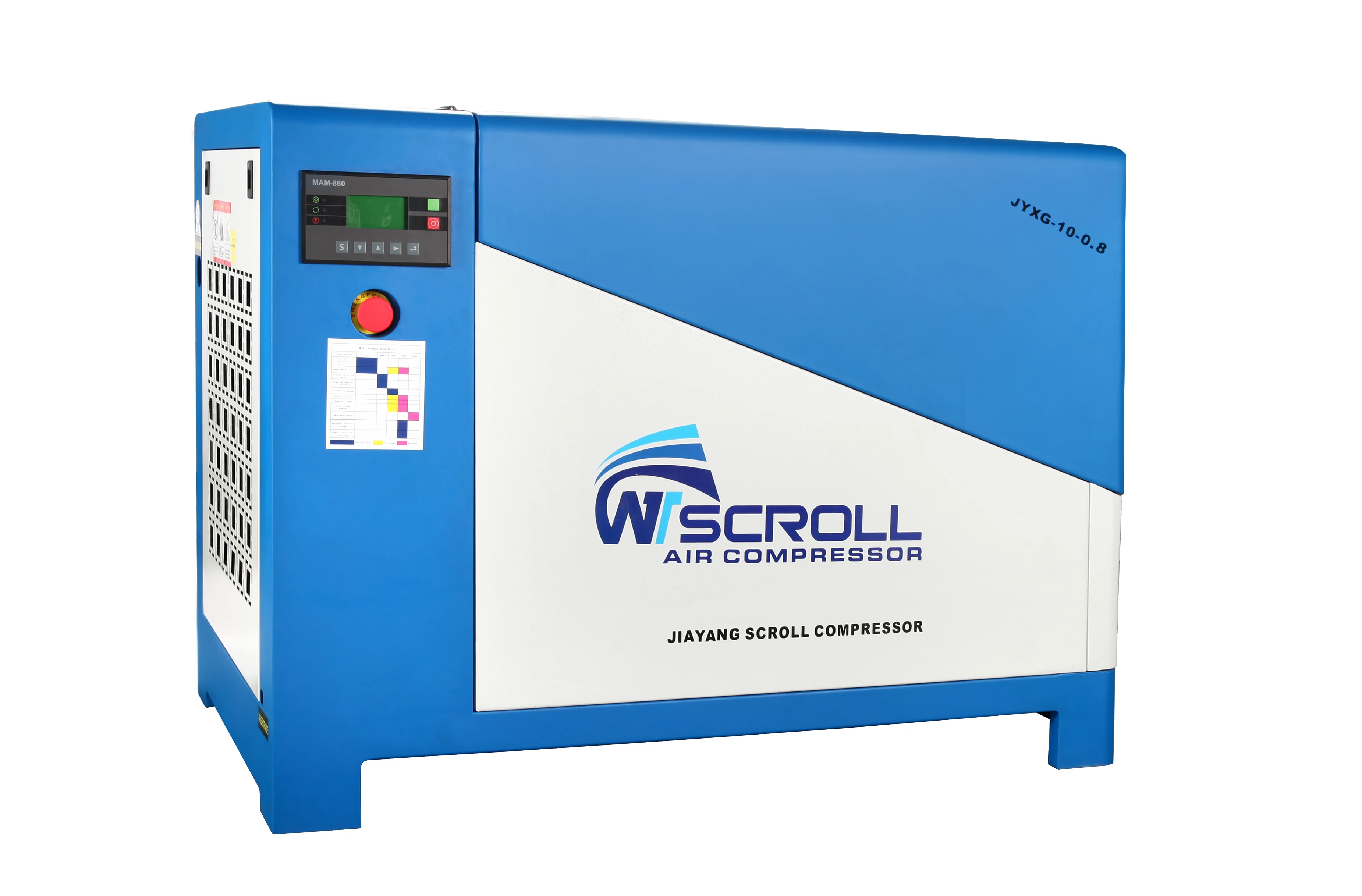 China 380v quiet industrial scroll air compressor for sale