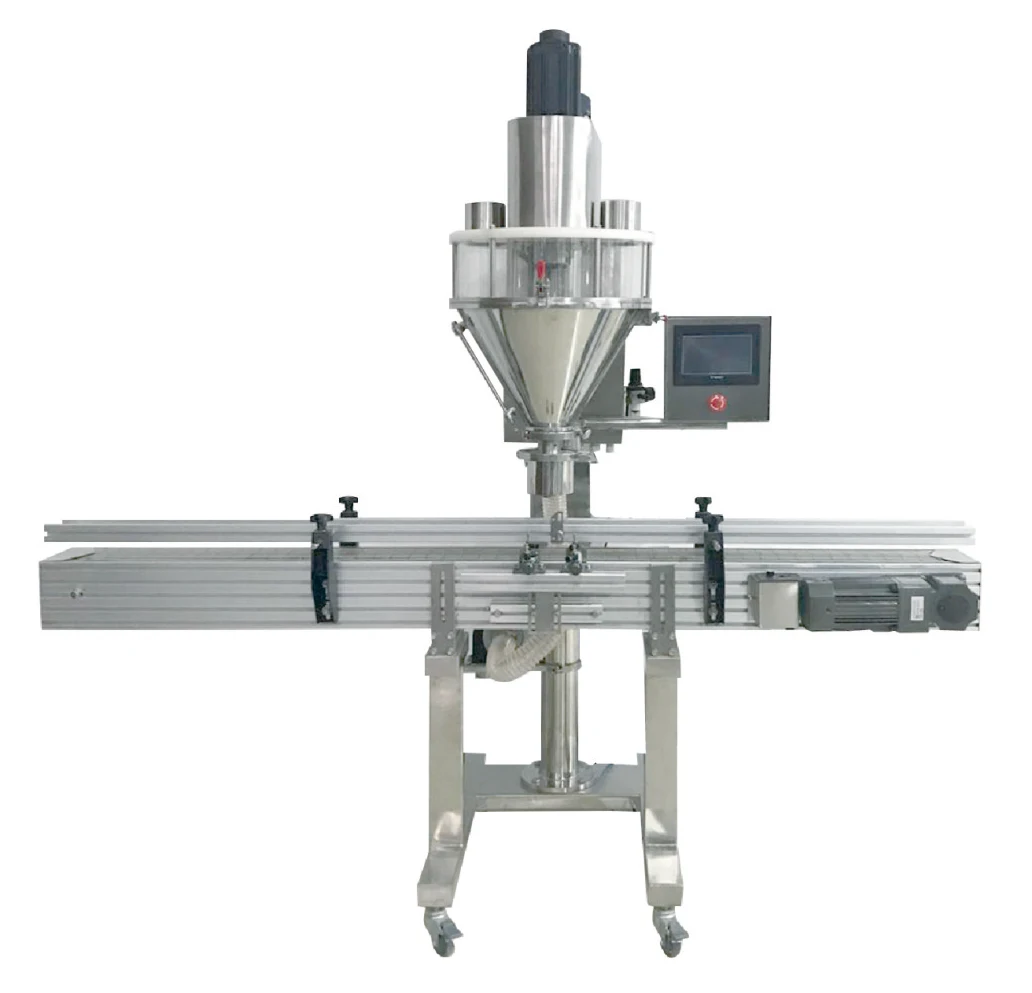 Powder filling machine with weighing, auger filler for spice, ,milk powder