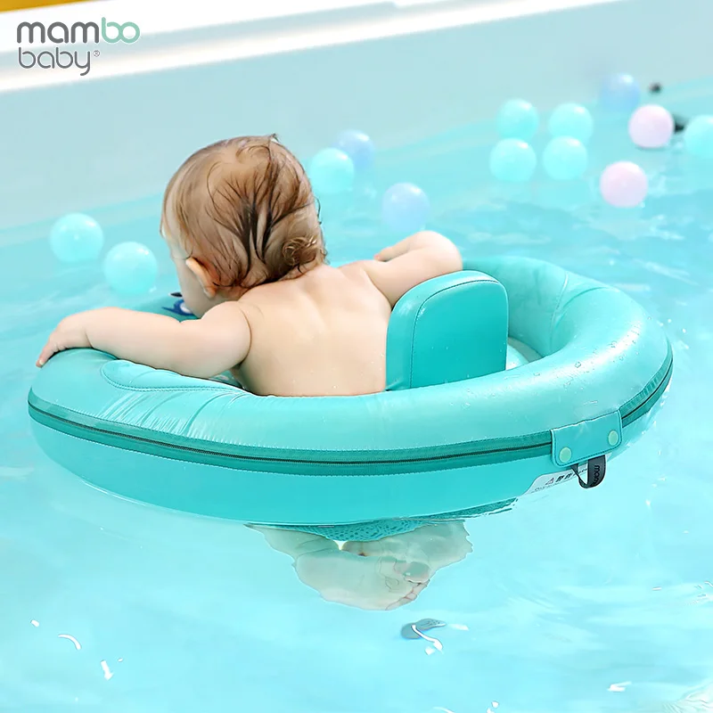 2021 Mambobaby Non-Inflatable Baby Swimming Ring Air Free Solid Baby Seat Float Kids Summer  Swimming Pool Floating Boat