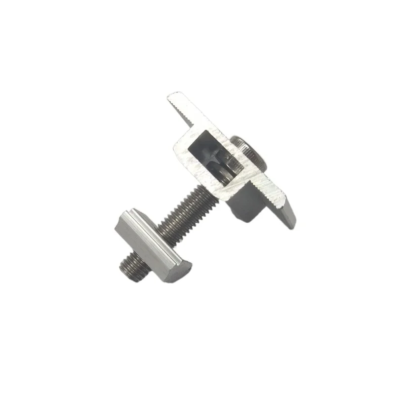 Factory Price Hollow-out Aluminum Mid Clamp for Solar PV Mounting System Solar Roof Clamp