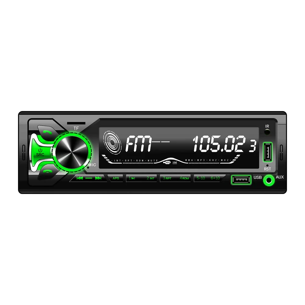 Soundrace LCD LED Screen Stereo Car Player 32 GB Ipod Music Mp3 Player 2 USB Interfaces Car Stereo System Detachable Dashboard