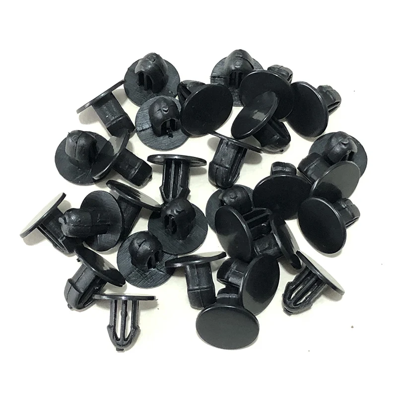 Aoda 100pcs Auto Plastics Fastener Bonnet Rubber Weatherstrip Clips For Subaru Impreza Clips 90826FA000 High quality Auto Clips
