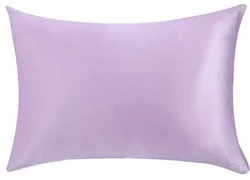 Wholesale Soft Feeling Peaceful Material Good Quality 19m/m Silk Satin Pillowcase Queen Size with Hidden Zipper Style