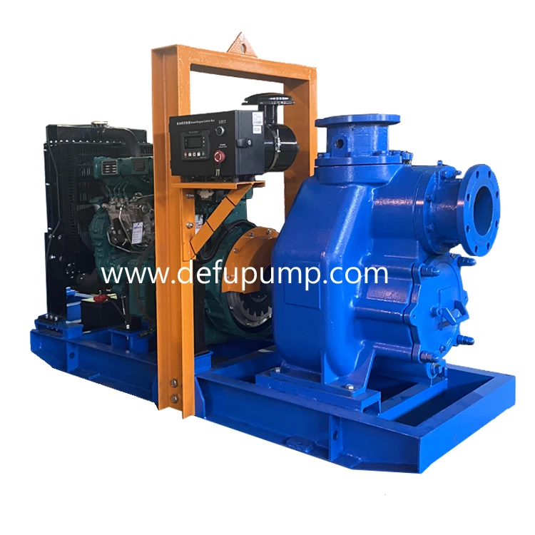 TX 6 inch 330m3/h 34m Head Diesel Irrigation Pump Self Priming Water Pumps