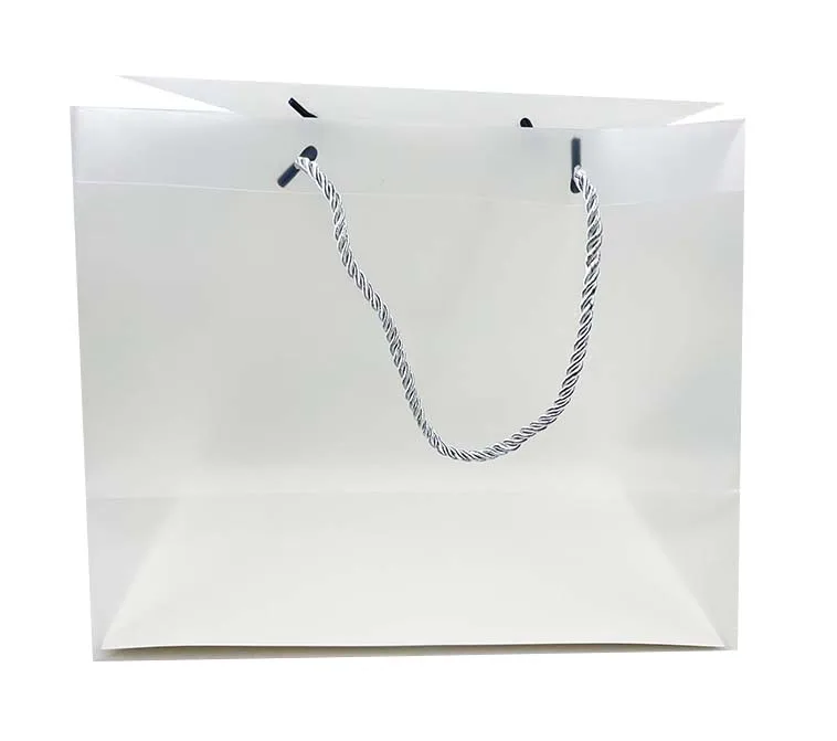 High quality plastic makeup cosmetic clothes PVC transparent tote bag blank handbag