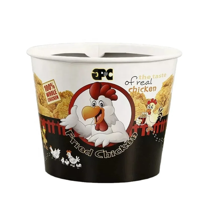 Disposable Food Grade Paper Cup Wholesale Cheap Price Rice Popcorn Paper Bucket
