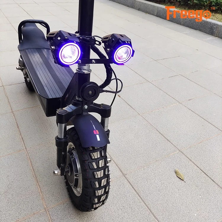 Patinete Electrico Folding 2000W Fast Dual Motor Suspension Fork ES-11D 60 Kmh Big Electric Scooter For Adults