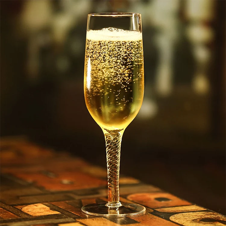luxury champagne flute sparkling wine tasting glass unique stem crystal champagne glasses