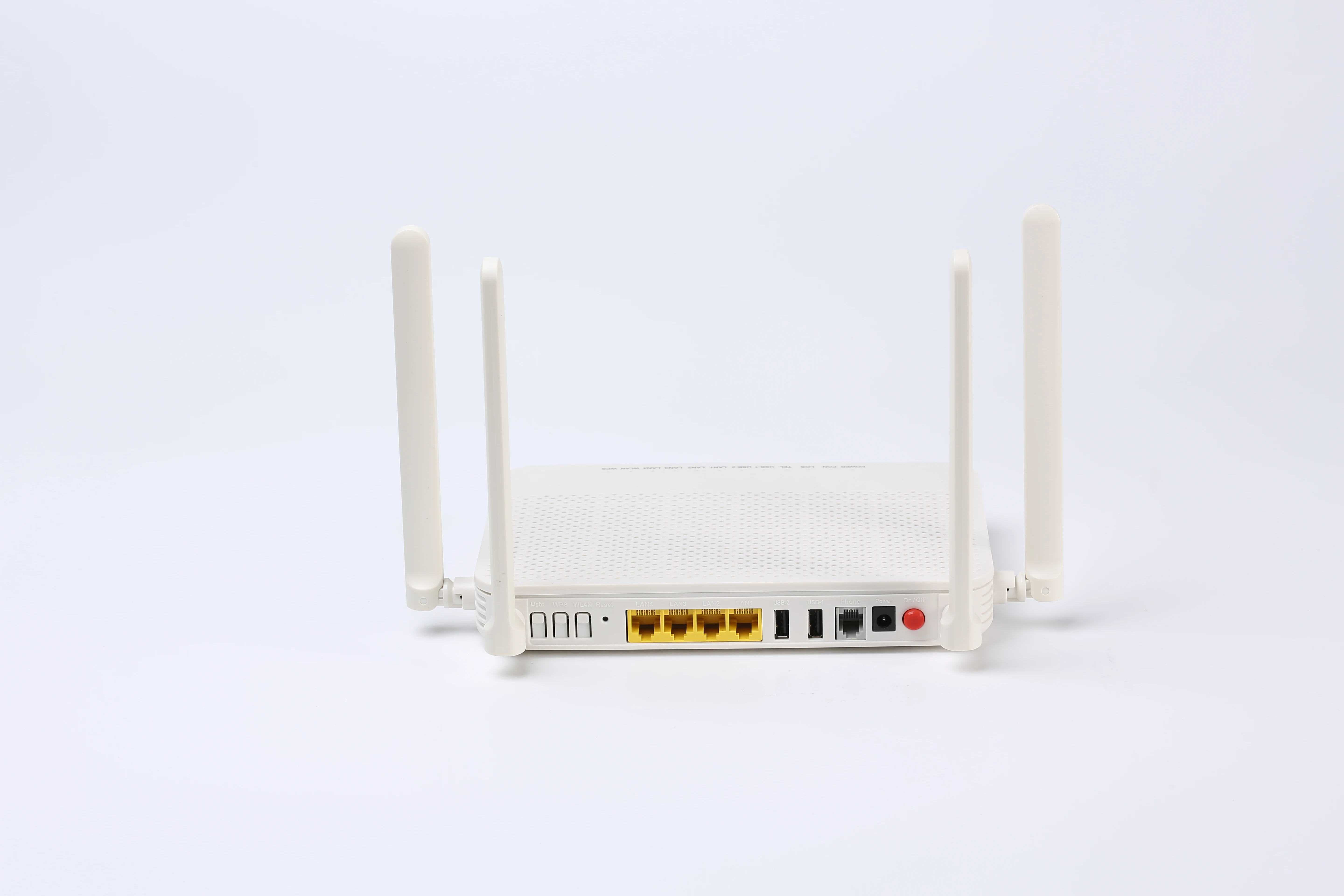Xpon Gpon ONU dual ONT 4GE+1POTS+2USB+Wi-Fi ONT ONU HG6821M Fiberhome GPON ONU