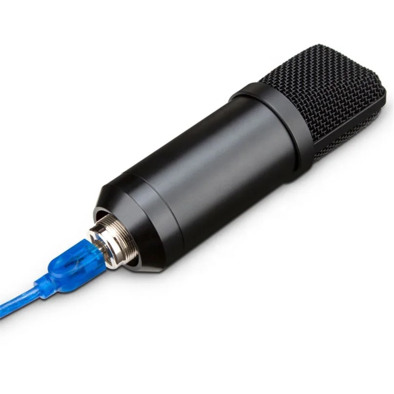 Brand New Usb Condenser Microphone With Adjustable Arm Stand For Live Broadcasting