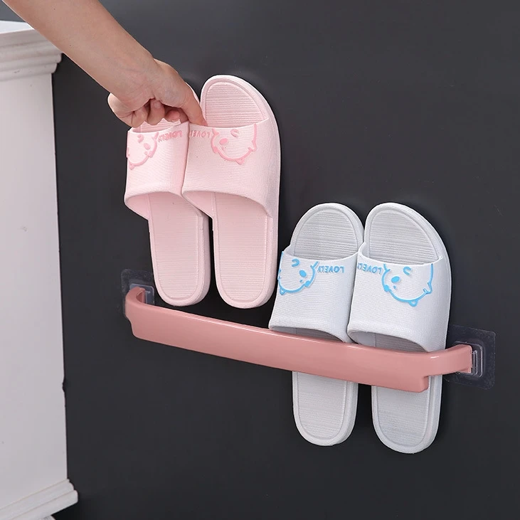 Towel Holder Self-adhesive Bathroom Towels Rack Washhand Hanger  Rail Bar Kitchen Storage Accessories