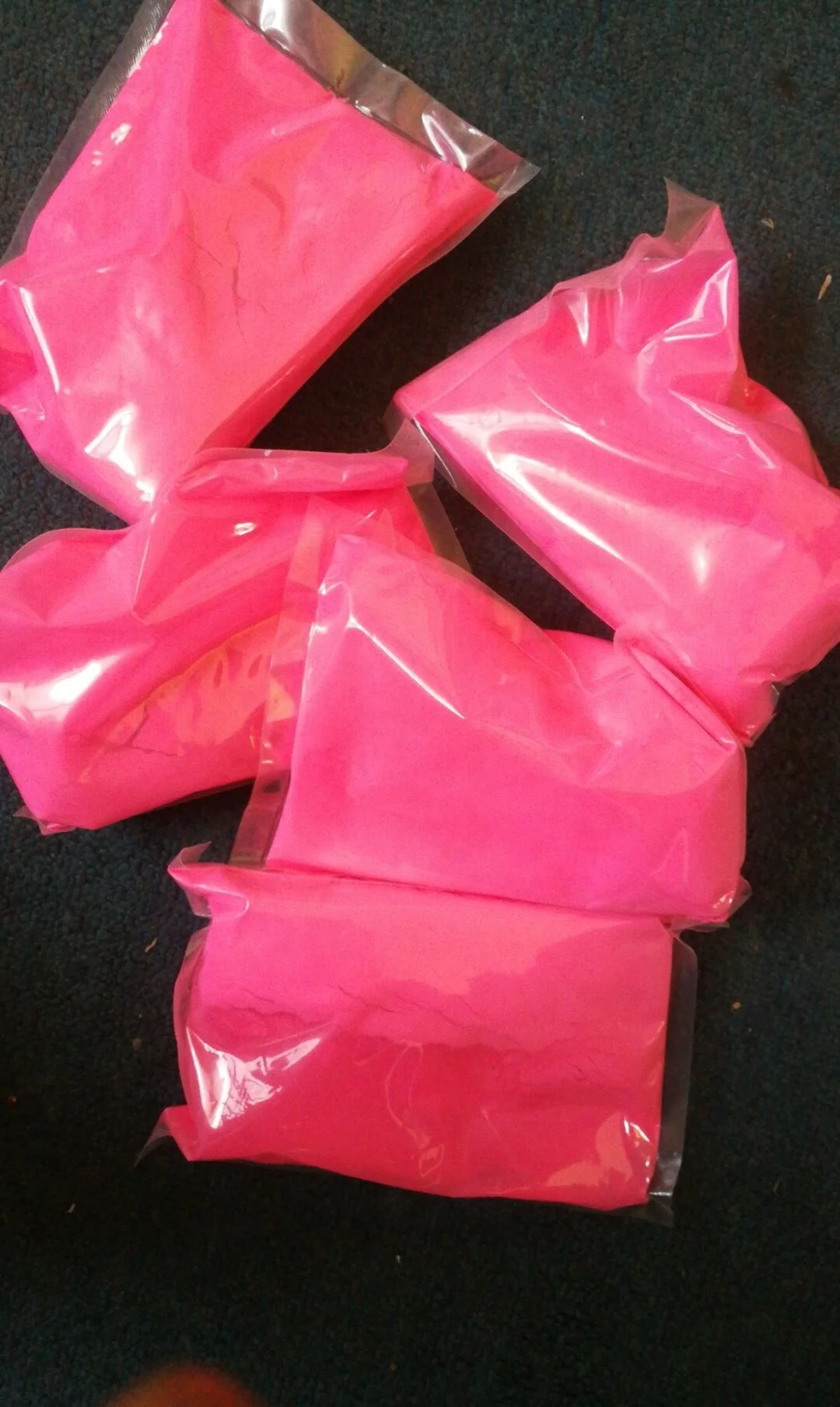 
colorful red orange purple Small particle size glow fluorescent luminous luminofor powder pigment for nail paint coating 