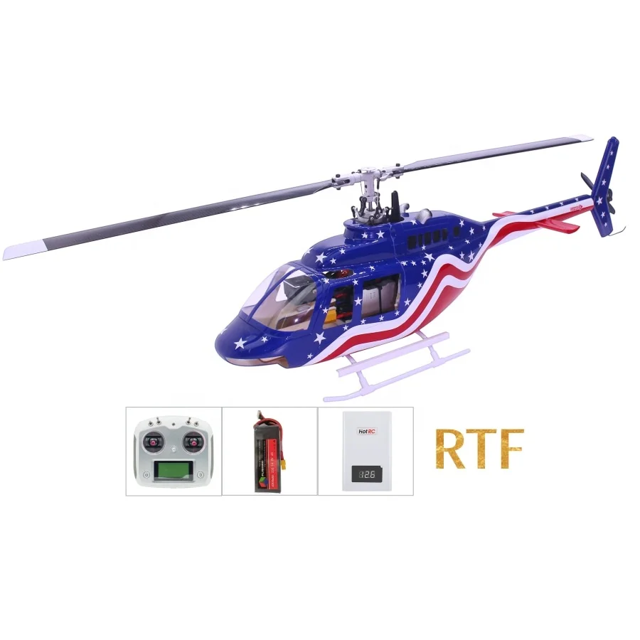 FLISHRC Roban колокольчик 206 450 размера вертолетная шкала буксировочный ротор лопасти 6CH GPS с полетным контроллером H1 RTF Not FLY WING