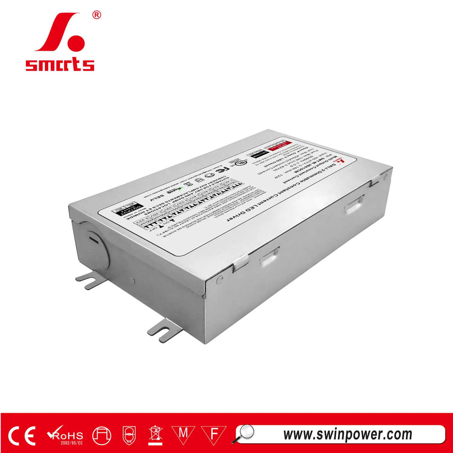 100-277vac Dali-2 & Push Dimmable 250ma-700ma Constant Current Led Driver