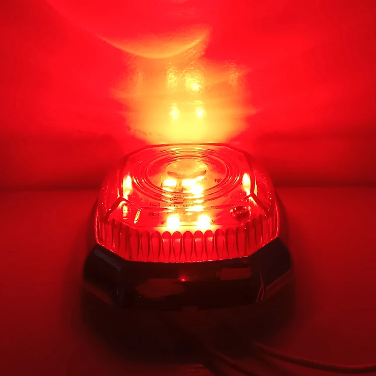 Manufacturing 2 inch square led tractor clearance trailer lights with best price