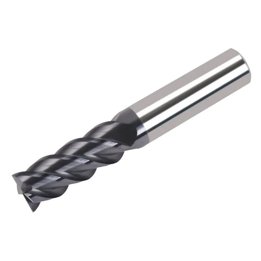 D12 tungsten carbide CNC 4F end mills