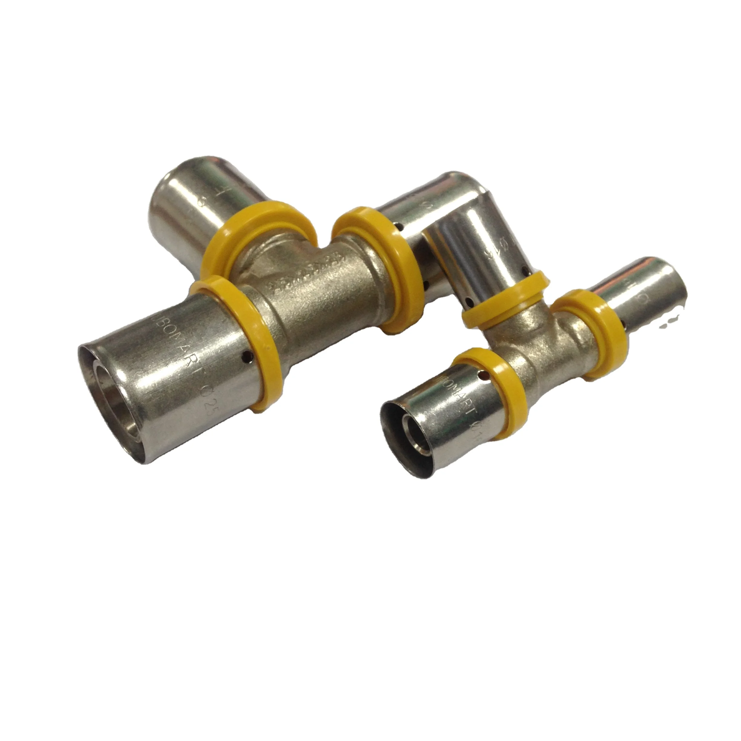 Tubomart OEM T16 Equal Tee Press Fitting for Gas/Water System with EPDM O-ring high quality