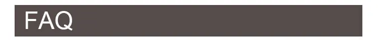 FAQ