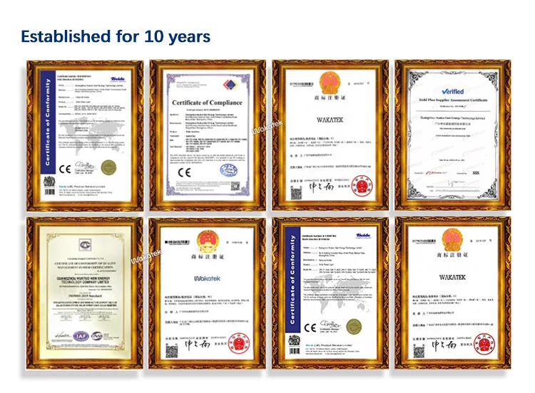 WAKATEK  Hot Selling  High Lumen  Ip65  Waterproof  60w solar  all in one  street light