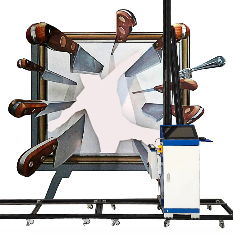 1440DPI High Resolution Digital Inkjet Printer Machine Vertical Wall 3D Wall Floor Printer Small Business A3 A1 A4 A2 A5