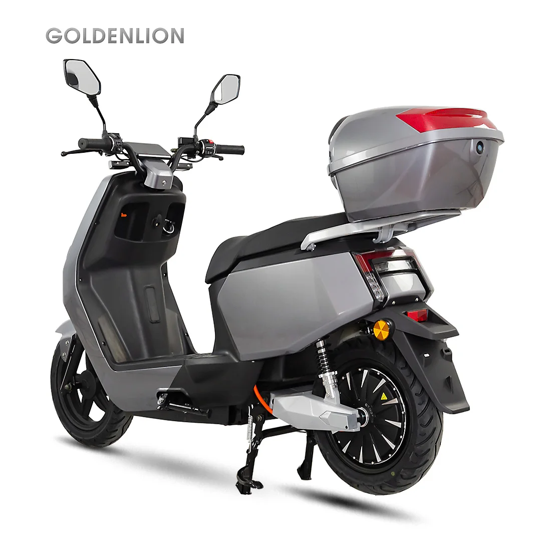 High Speed 45Km/H Motorcycle Electric Bike Led Lamp Green Initiative Scooter Electric Moped Retro