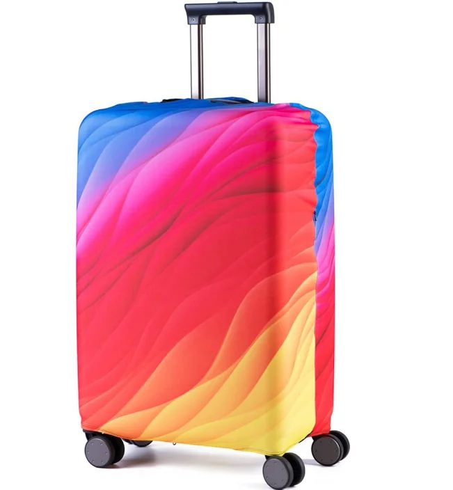 Washable Luggage Cover Spandex Suitcase Cover Protective Fits 19-32 inch Luggage Zipper Carry On Covers