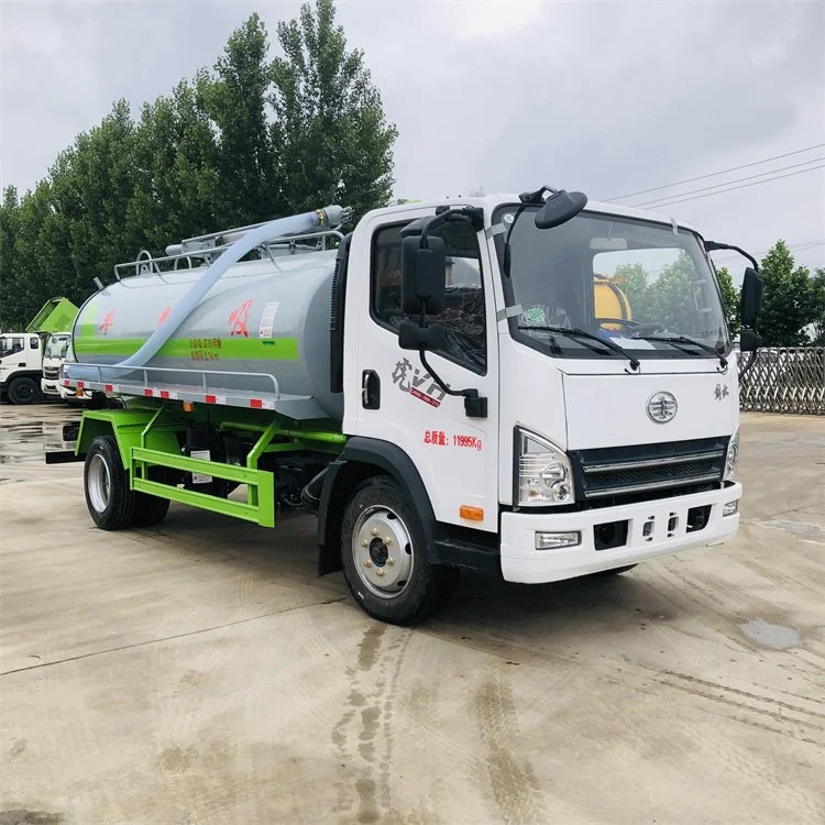 Tank body self suction and self discharge suction sewage truck community septic tank biogas slurry tank suction truck