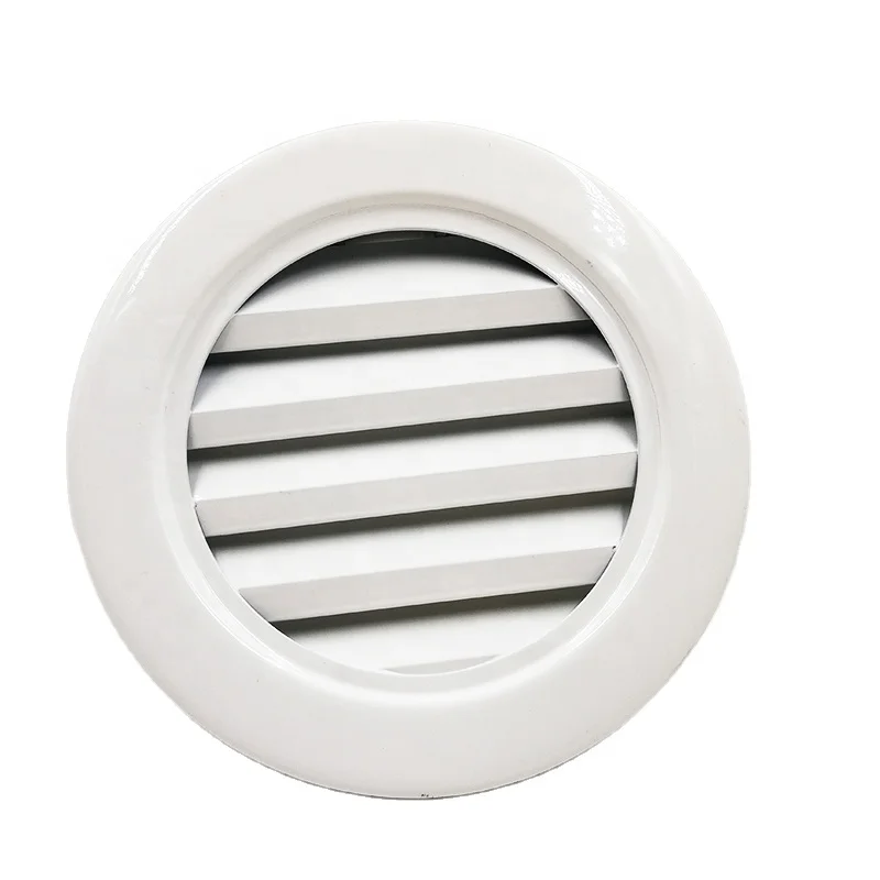 Air duct conditioning grille round ventilation ceiling diffuser wall rainproof shutter louver vent circular diffusers