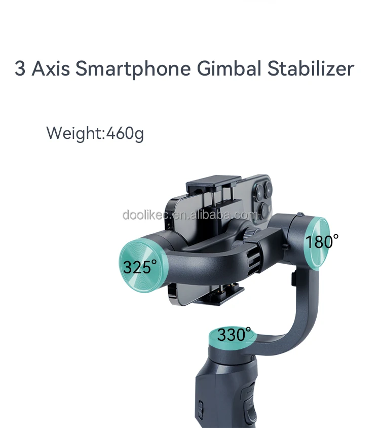 Factory Wholesale Good Price Portable Handle Handheld Gimbal Stabilizer High Quality Pictures Videos for Mobile Phone
