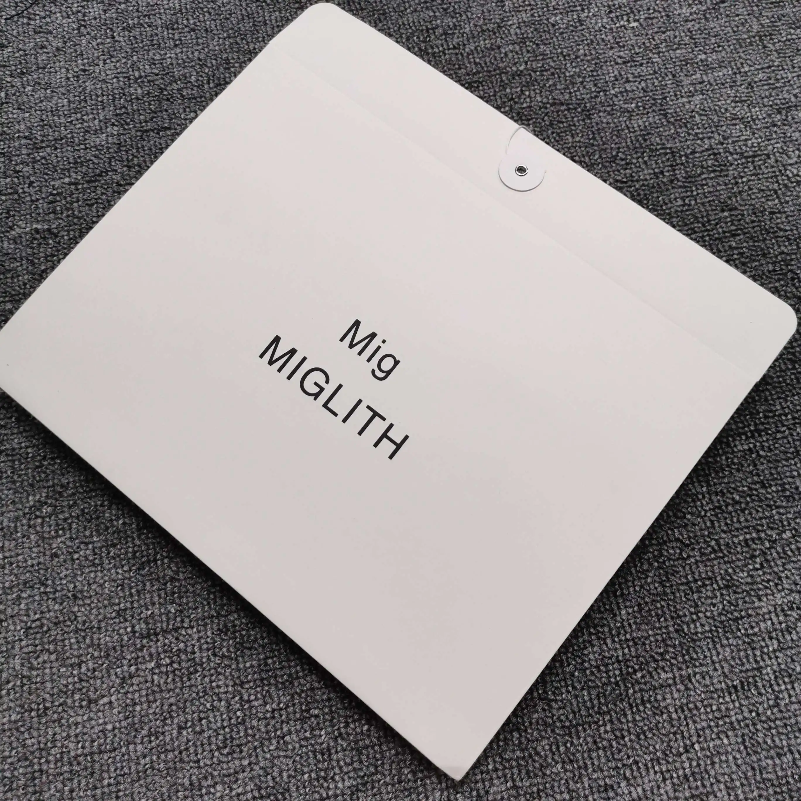 Oem бумажный деловой конверт с веревкой, сумка для файлов, закрытый расширяемый офис