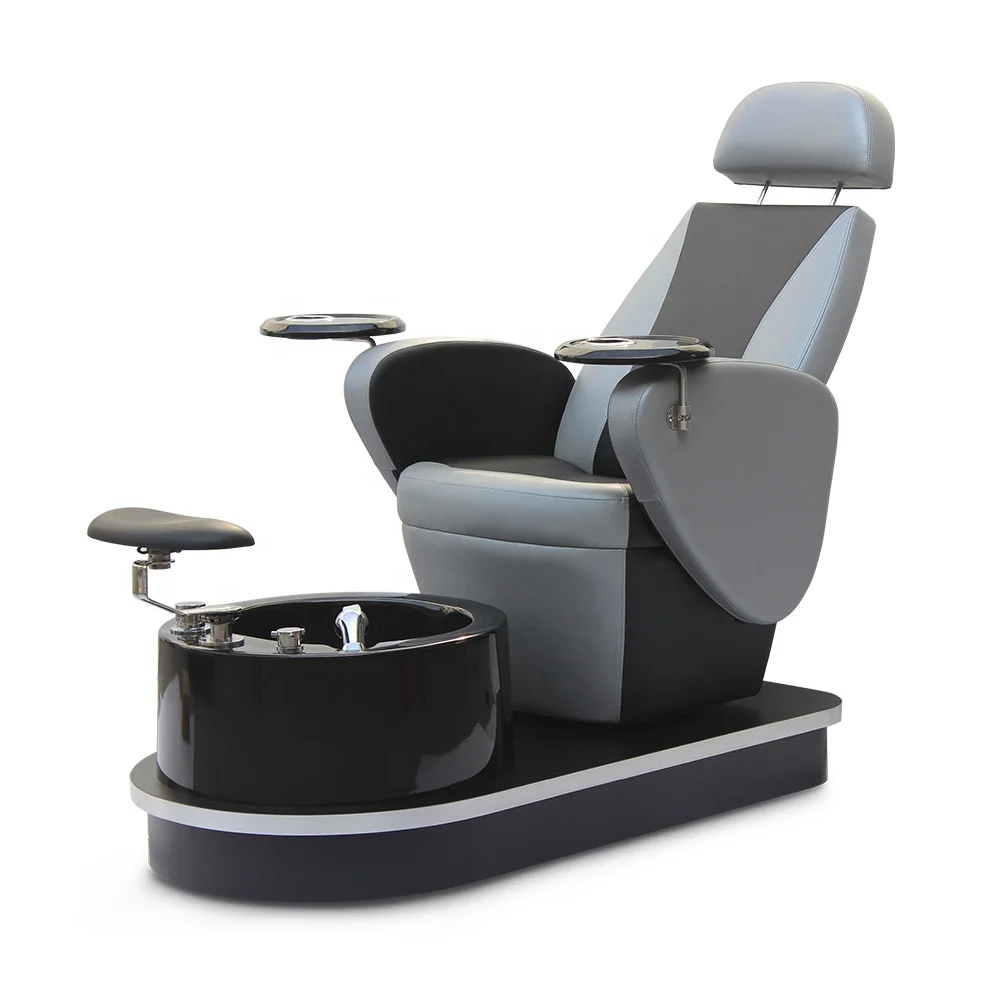 Modern New Beauty Nail Salon Furniture Electric Pipeless Jet Whirlpool Manicure Foot Spa Pedicure Chair