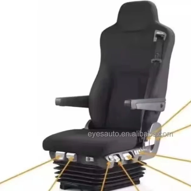 Best Driver seat cushion shoulder adjustment Swivel Seat air suspension truck Seat for isri 6860 875